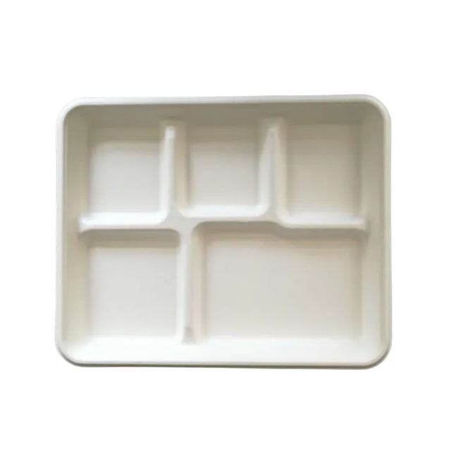 소형 5칸 직사각형 플레이트